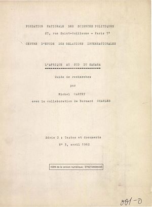 Download the eBook: L'Afrique au Sud du Sahara