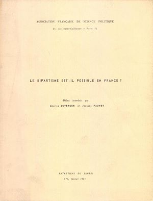 Download the eBook: Le bipartisme est-il possible en France ?