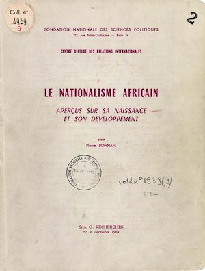 Download the eBook: Le nationalisme africain