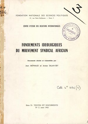 Download the eBook: Fondements idéologiques du mouvement syndical africain