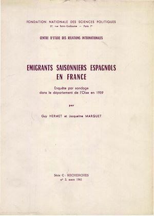Download the eBook: Emigrants saisonniers espagnols en France