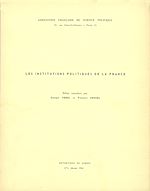 Download this eBook Les institutions politiques de la France