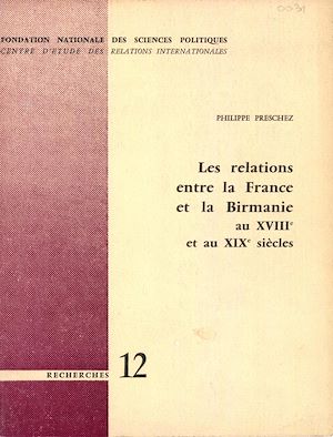 Download the eBook: Les relations entre la France et la Birmanie au 18e et 19e siècle