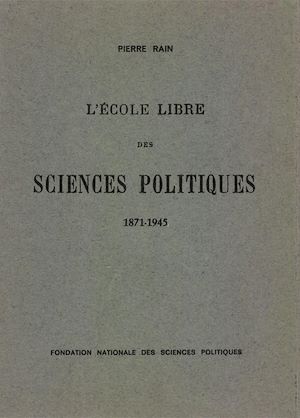 Download the eBook: L'Ecole libre des sciences politiques, 1871-1945