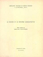 Download this eBook La région et la réforme administrative