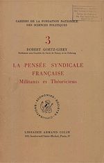 Download this eBook La pensée syndicale française
