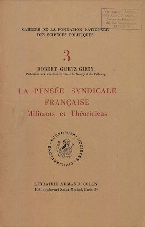 Download the eBook: La pensée syndicale française