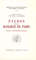 Download this eBook Etudes sur la banlieue de Paris