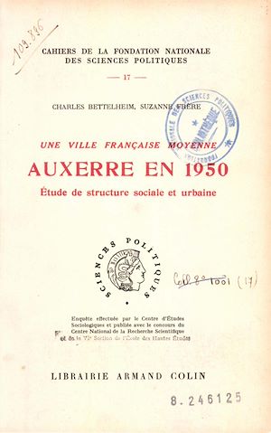 Download the eBook: Une ville française moyenne : Auxerre en 1950