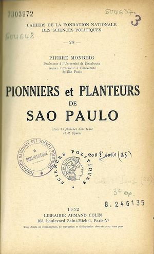 Download the eBook: Pionniers et planteurs de Sao Paulo