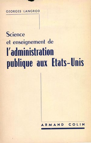 Download the eBook: La science et l'enseignement de l'administration publique aux Etats-Unis