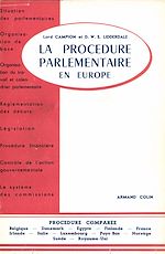 Download this eBook La procédure parlementaire en Europe