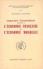 Download this eBook Tableaux statistiques relatifs à l'économie française et l'économie mondiale
