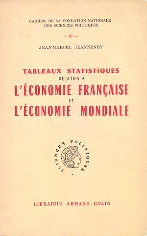Download the eBook: Tableaux statistiques relatifs à l'économie française et l'économie mondiale