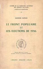 Download this eBook Le Front populaire et les élections de 1936