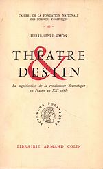 Download this eBook Théâtre et destin