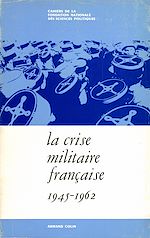 Download this eBook La crise militaire française, 1945-1962