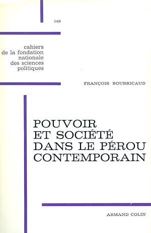 Download the eBook: Pouvoir et société dans le Pérou contemporain