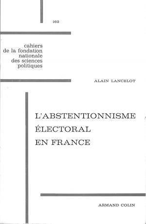 Download the eBook: L'abstentionnisme électoral en France