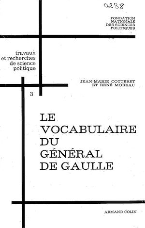 Download the eBook: Recherches sur le vocabulaire du général de Gaulle