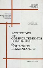 Download this eBook Attitudes et comportements politiques à Boulogne-Billancourt