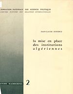 Download this eBook La mise en place des institutions algériennes
