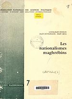 Download this eBook Les nationalismes maghrébins