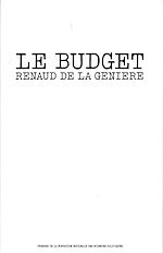 Download this eBook Le budget