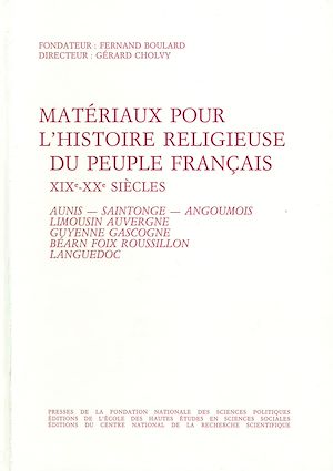 Download the eBook: Matériaux pour l'histoire religieuse du peuple français, 19e-20e siècles