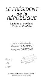 Download this eBook Le président de la République