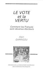 Download this eBook Le vote et la vertu