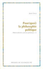 Download this eBook Pour(quoi) la philosophie politique?