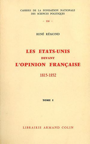 Download the eBook: Les Etats-Unis devant l'opinion française 1815-1852
