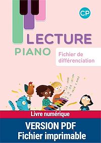 Téléchargez le livre :  Lecture Piano CP - Fichier de différenciation (édition 2023)