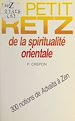 Télécharger le livre :  Le petit Retz de la spiritualité orientale