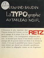 Télécharger le livre :  La typographie au tableau noir
