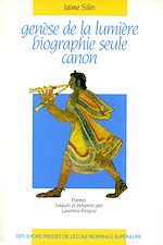 Download this eBook Genèse de la lumière, biographie seule, Canon - Poèmes de Jaime Siles