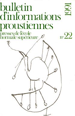 Télécharger le livre :  Bulletin d'informations proustiennes n° 22