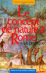 Download this eBook Le concept de nature à Rome