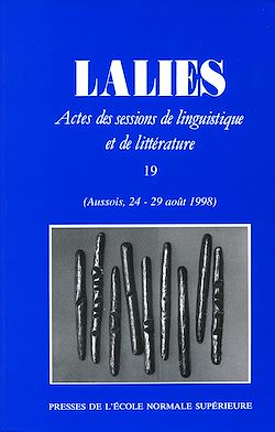 Télécharger le livre :  Lalies 19                       
