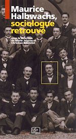 Download this eBook Maurice Halbwachs, sociologue retrouvé