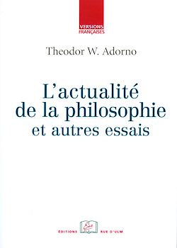 Télécharger le livre :  L'actualité de la philosophie