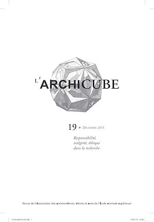 Téléchargez le livre :  L'Archicube n°19 - Décembre 2015