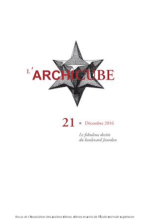 Téléchargez le livre :  L'Archicube n° 21 - Décembre 2016