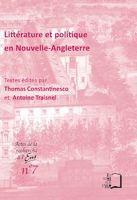 Télécharger le livre :  Littérature et politique en Nouvelle Angleterre