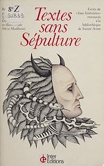 Télécharger le livre :  Textes sans sépulture