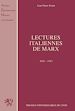 Télécharger le livre :  Lectures italiennes de Marx