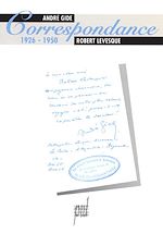 Télécharger le livre :  André Gide & Robert Levesque