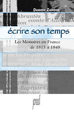 Télécharger le livre :  Écrire son temps