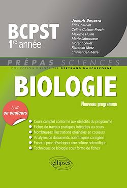 Télécharger le livre :  Biologie BCPST1 - conforme au nouveau programme 2013
